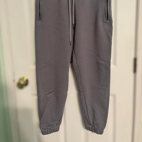 Maison Article Jogger Sweatpants Unisex Fleece Pockets Thick Medium‎ Gray Active - Picture 6 of 6